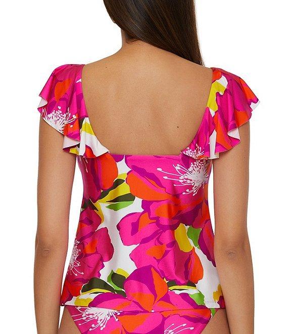 Trina Turk Bloom Shirred Tab Side Hipster Swim Bottom Product Image