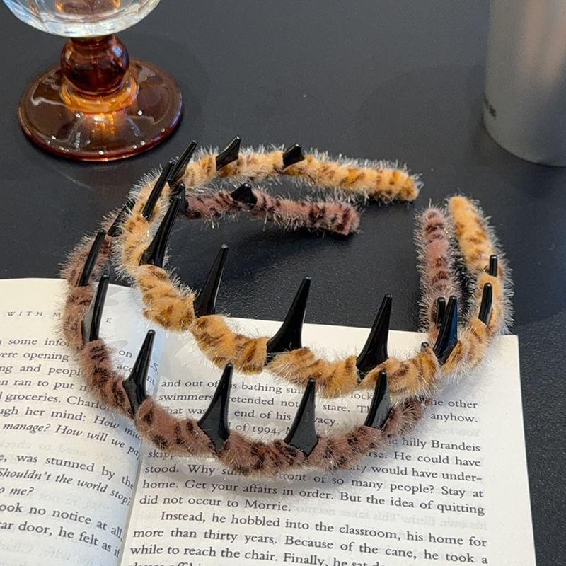 Leopard Print Fabric Headband Product Image