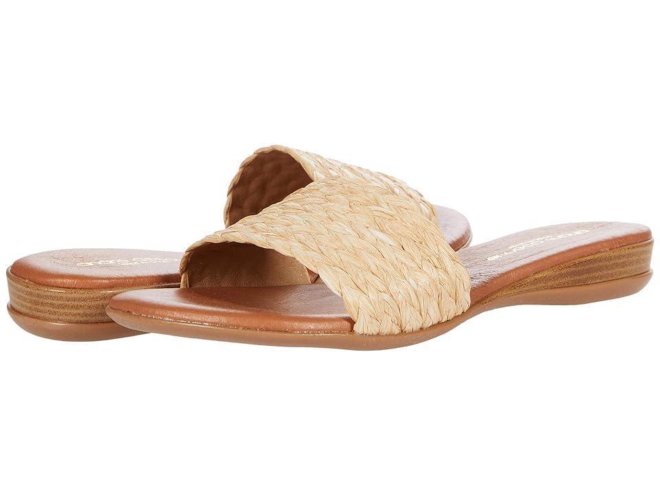Andre Assous Womens Nahala Featherweights Woven Slide Sandals Product Image