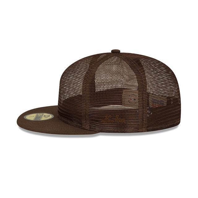 Los Angeles Chargers Panama Tan 9FIFTY Snapback Hat Male Product Image