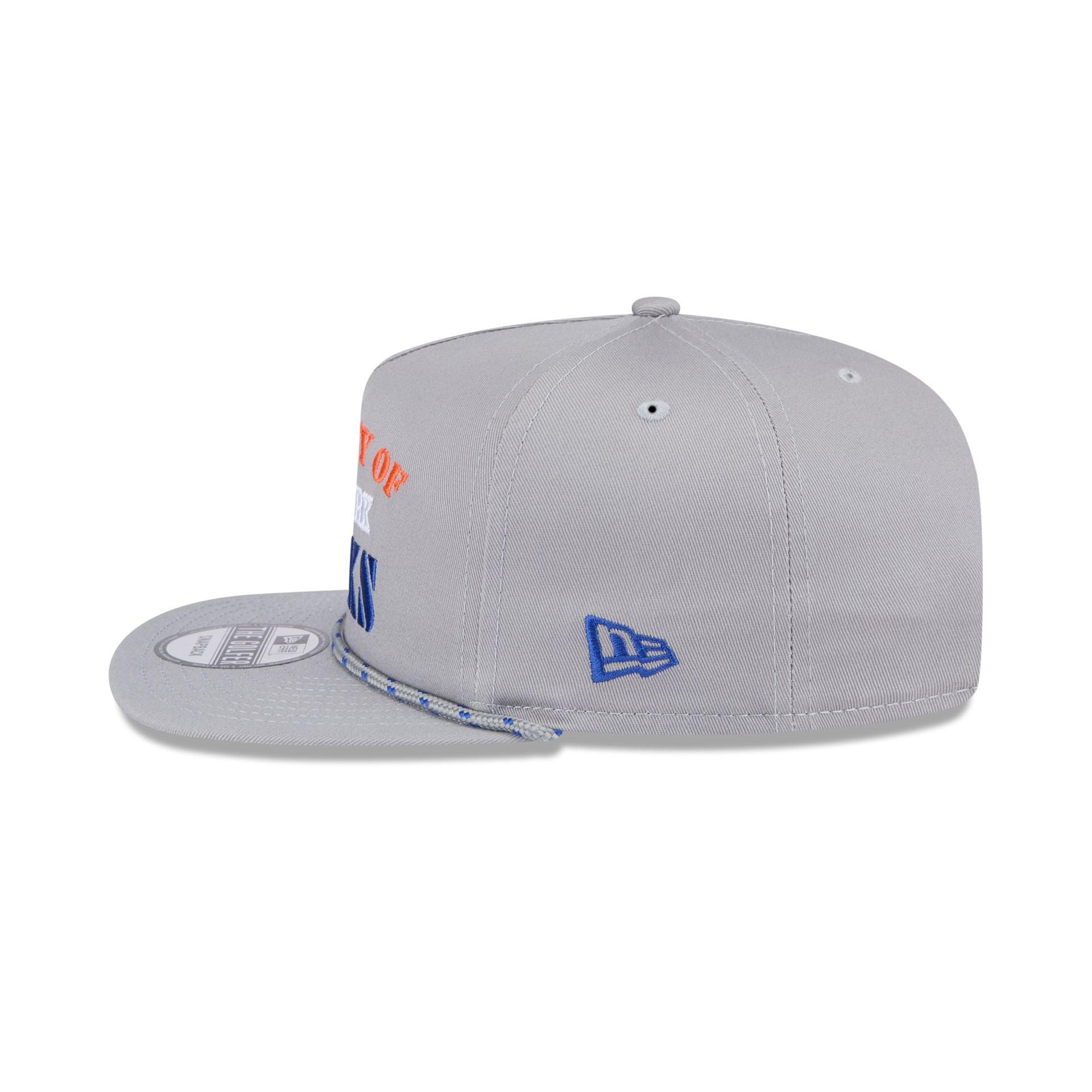 New York Knicks Vintage Gray Rope Golfer Hat Male Product Image