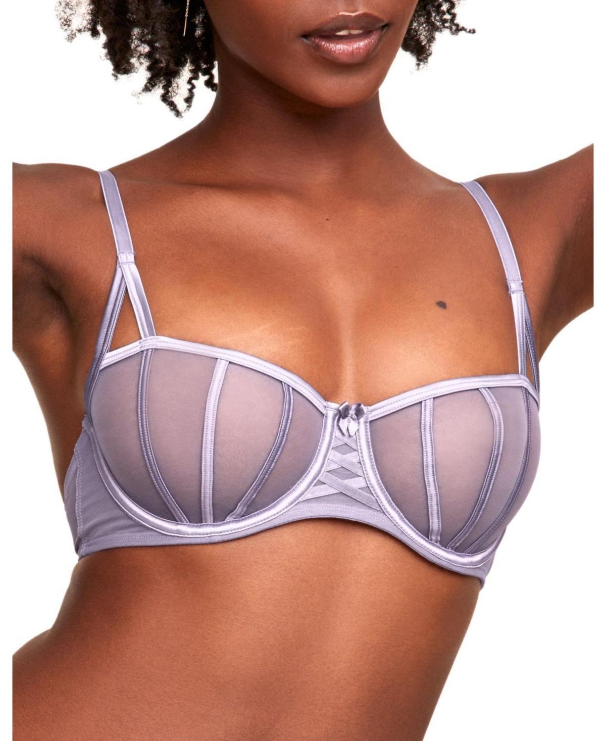Adore Me Women's Bianca Balconette Bra 36B / Jet Black. Product Image