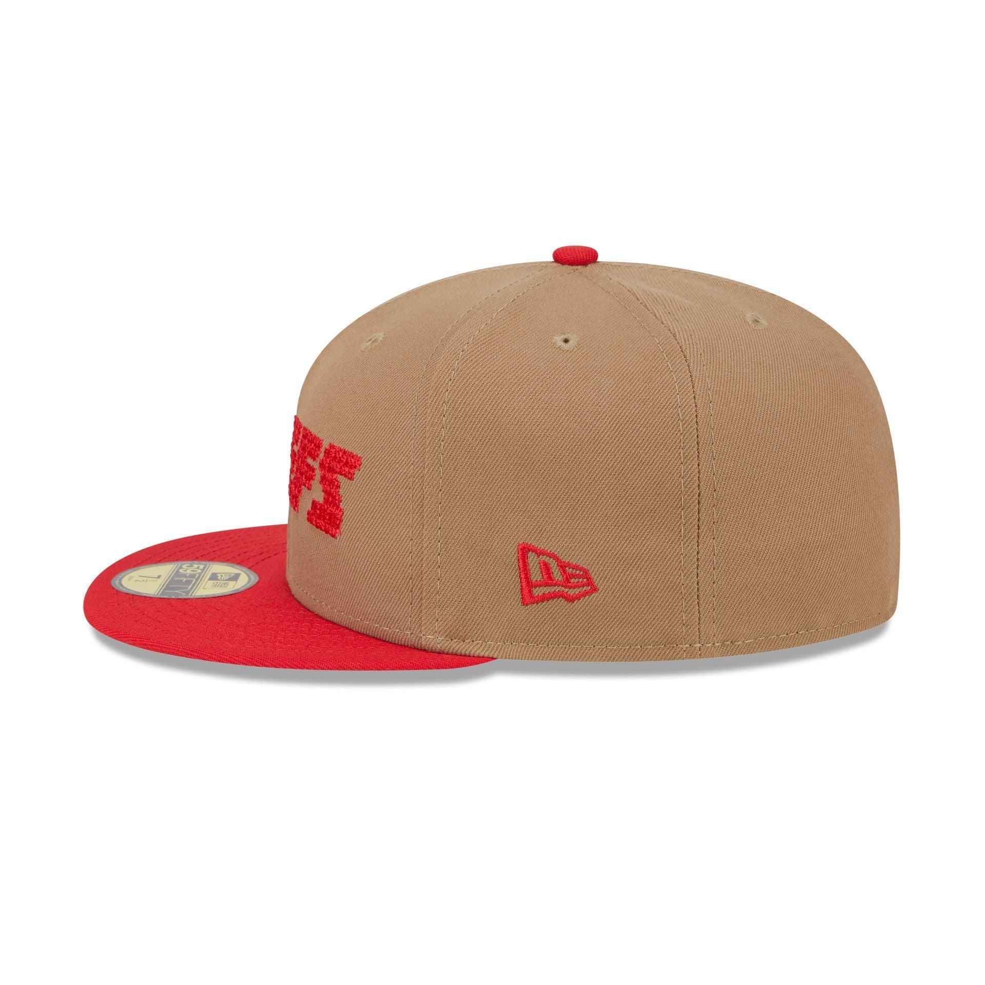 Kansas City Chiefs Classic 8-Bit Wordmark 59FIFTY Fitted Hat Male Product Image