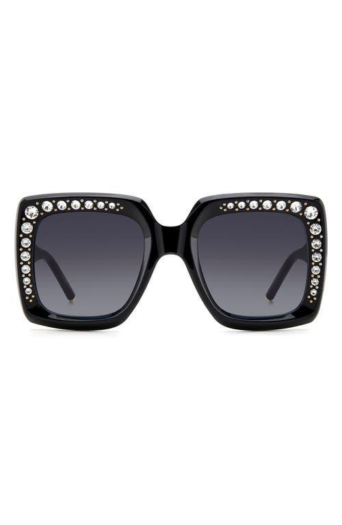 Embellished Beveled Acetate Square Sunglasses Product Image