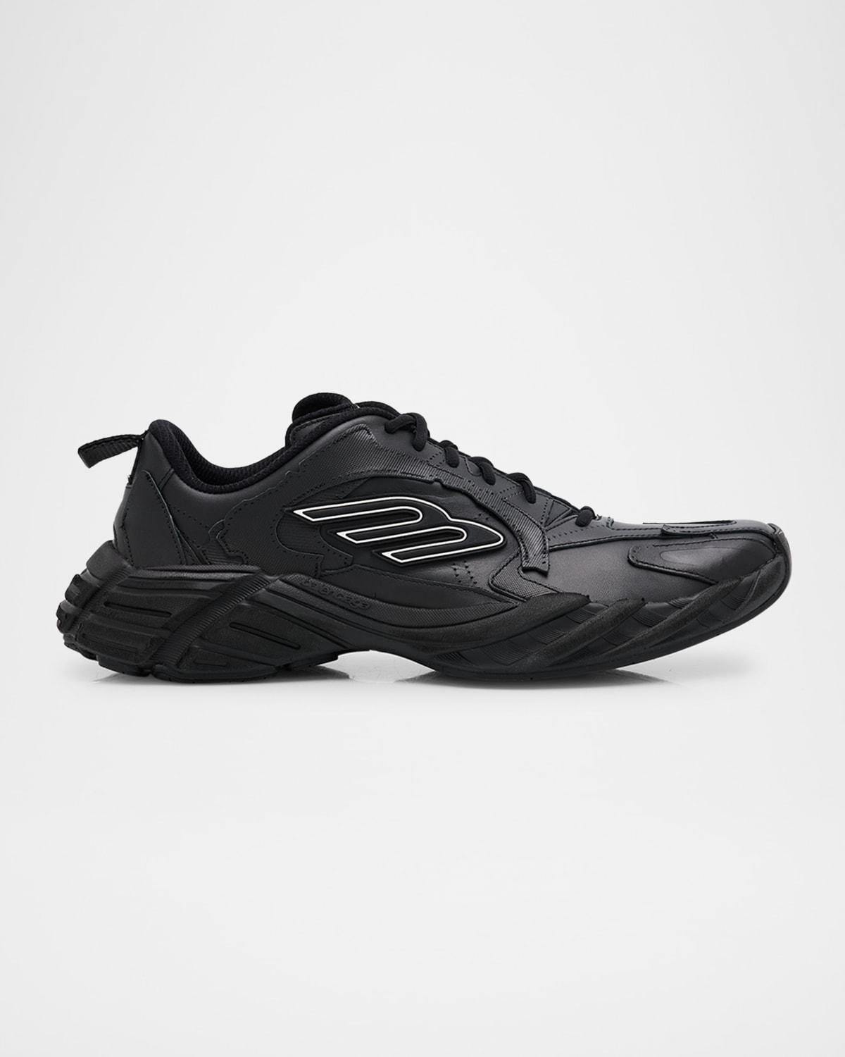 Men's Monday Leather and Polyester Runner Sneakers Product Image