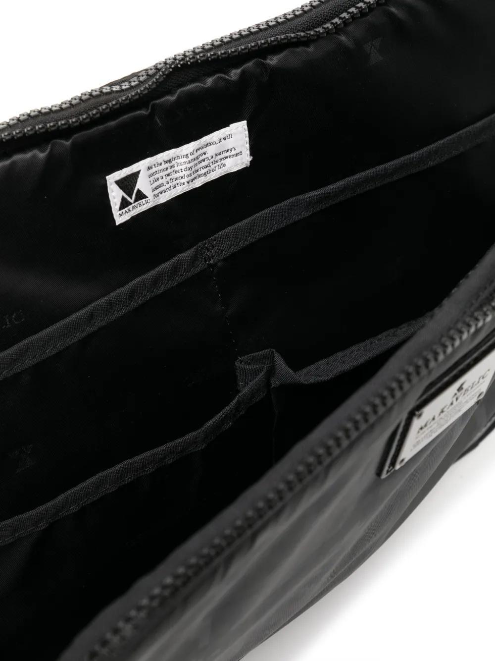logo plaque zip-around laptop bag Product Image