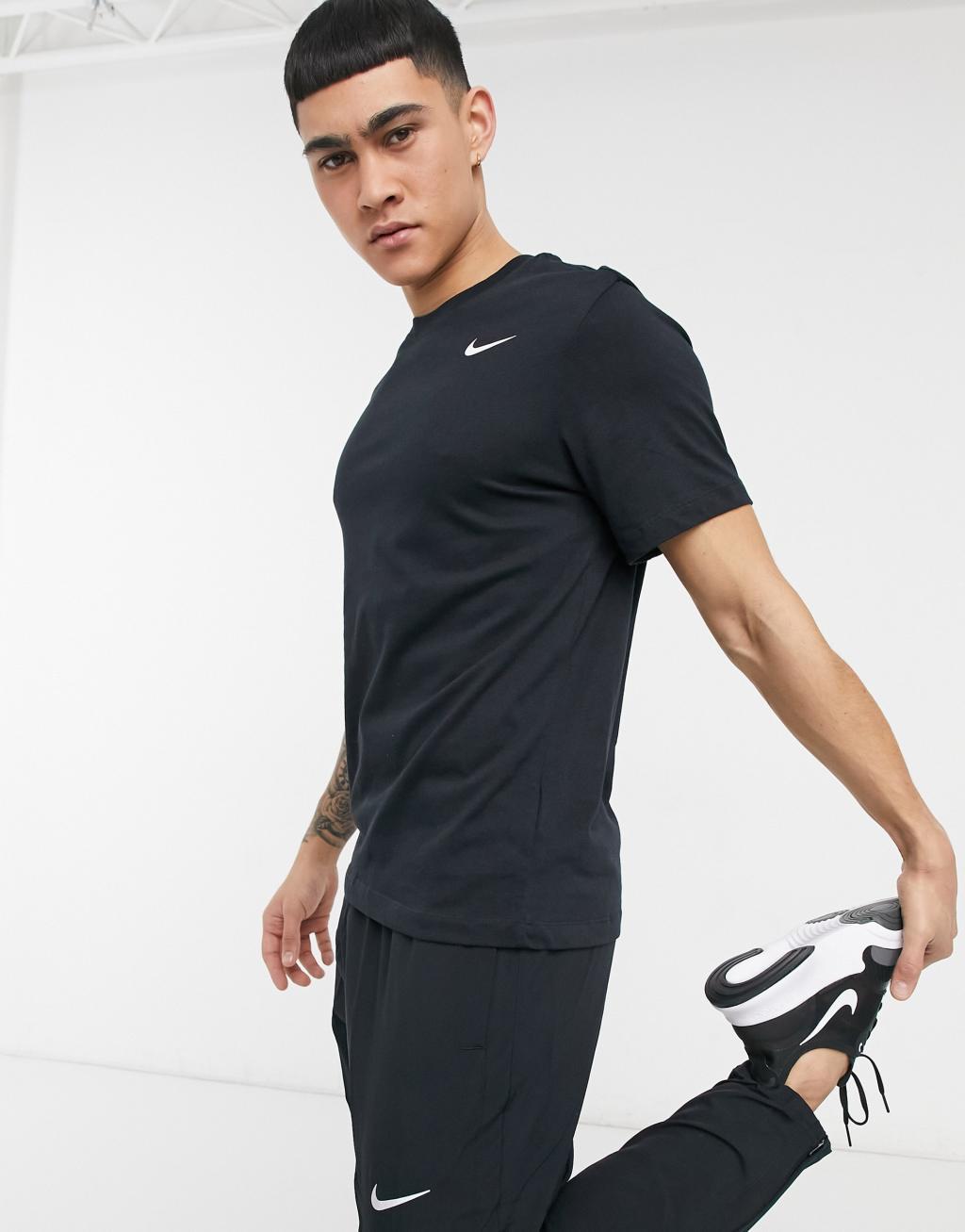 Nike Training Dri-FIT Solid t-shirt in black Product Image