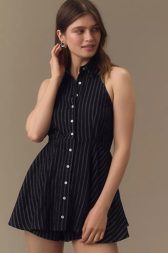 Maeve Layered Halter Romper Product Image