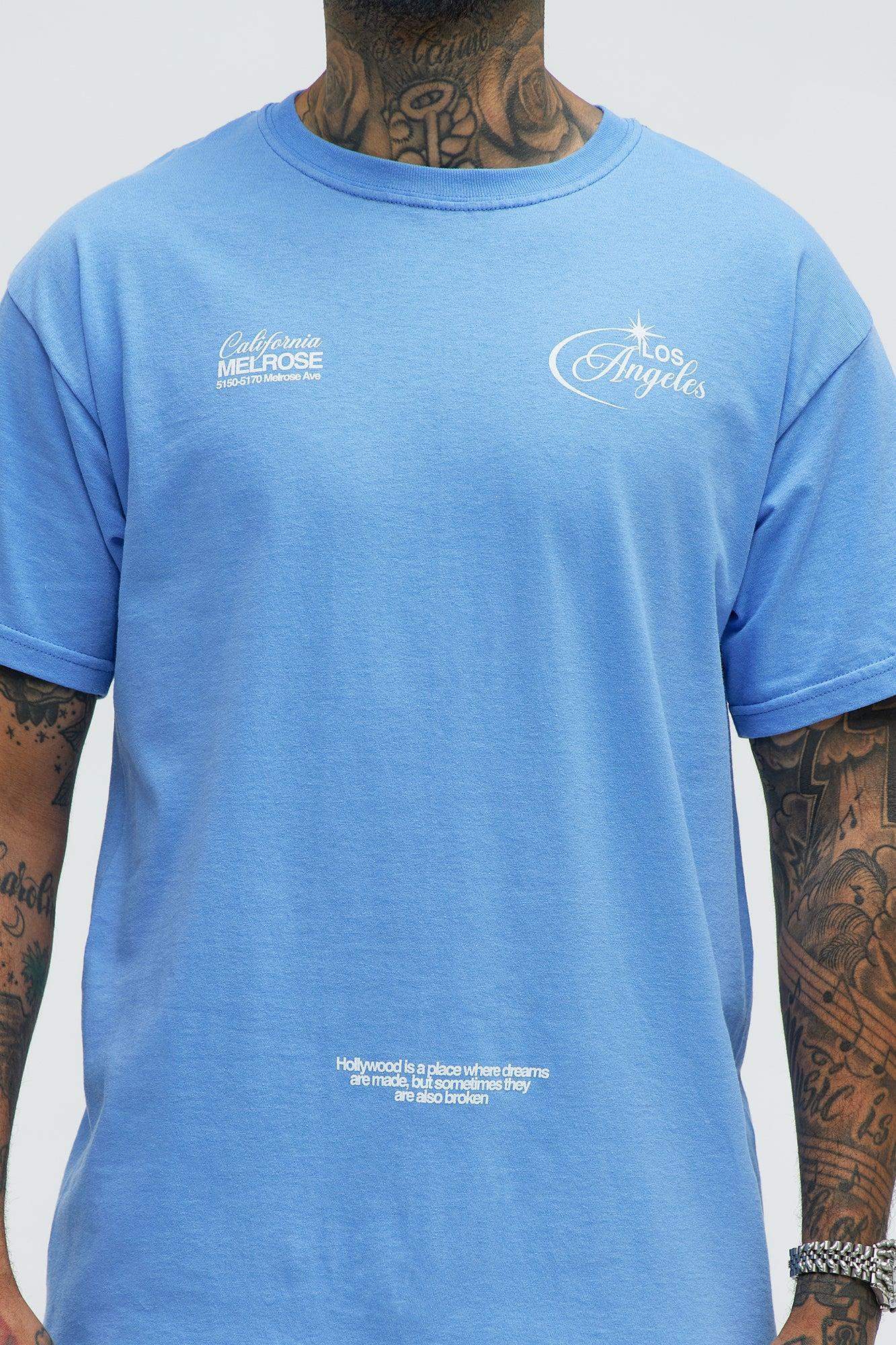 LA Rodeo Drive Short Sleeve Tee - Blue Product Image