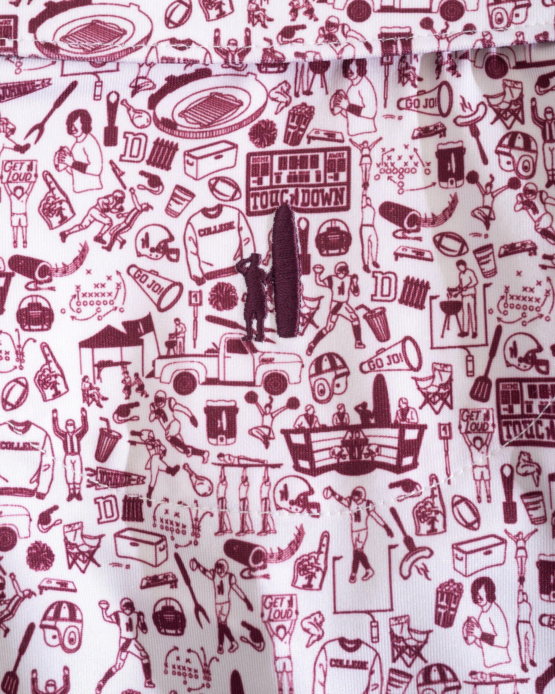 johnnie-O Performance Jersey Jr. Polo - Tailgater 2.0 Print Product Image