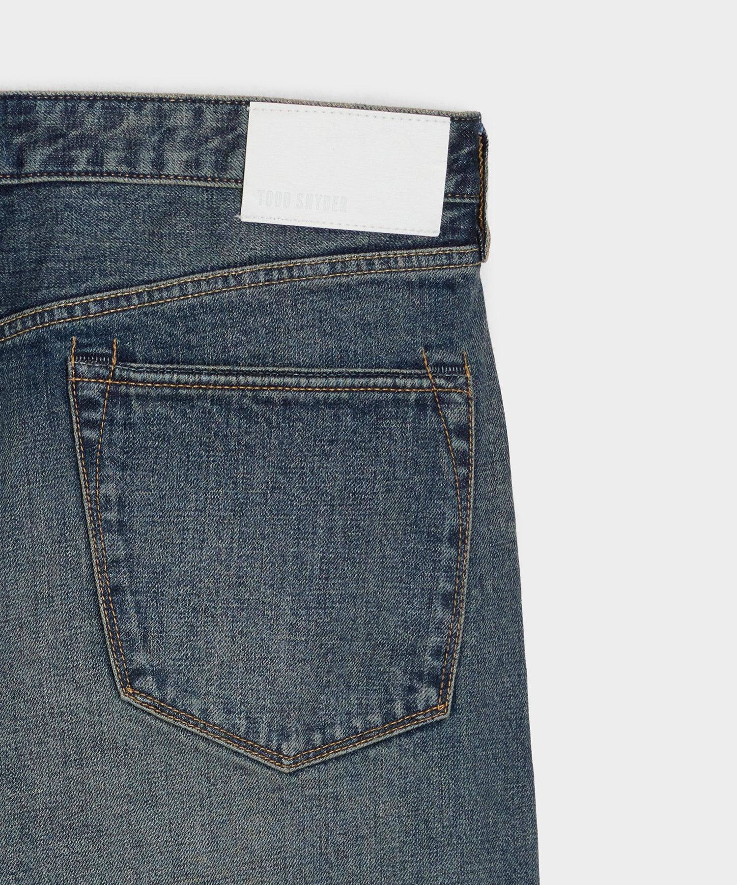 Straight Japanese Selvedge Stretch Jean Product Image
