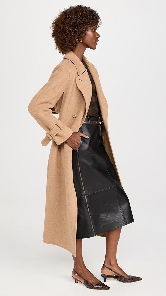 Vince Lofty Belted Long Coat | Shopbop Product Image