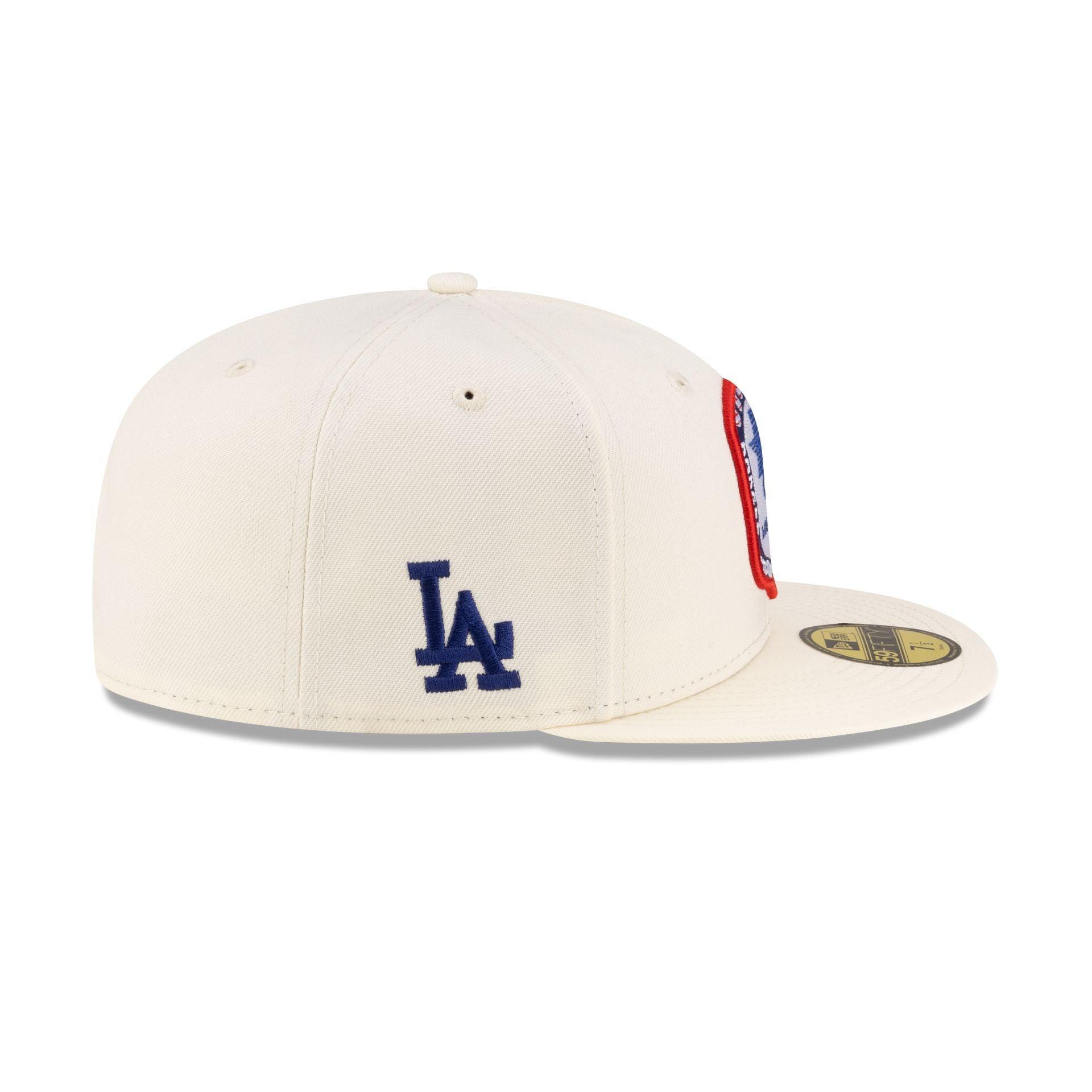 Los Angeles Dodgers 1984 Olympics Chrome White 59FIFTY Fitted Hat Male Product Image
