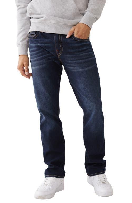 True Religion Ricky Relaxed Straight Fit Flap Pocket Denim Jeans Product Image