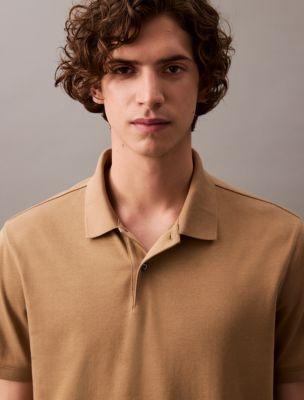 Calvin Klein Men's Liquid Touch Polo Shirt - Green - XXL Product Image
