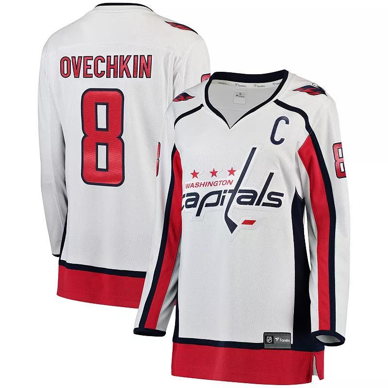 Women's Fanatics Alexander Ovechkin White Washington Capitals Breakaway Player Jersey, Size: Large Product Image