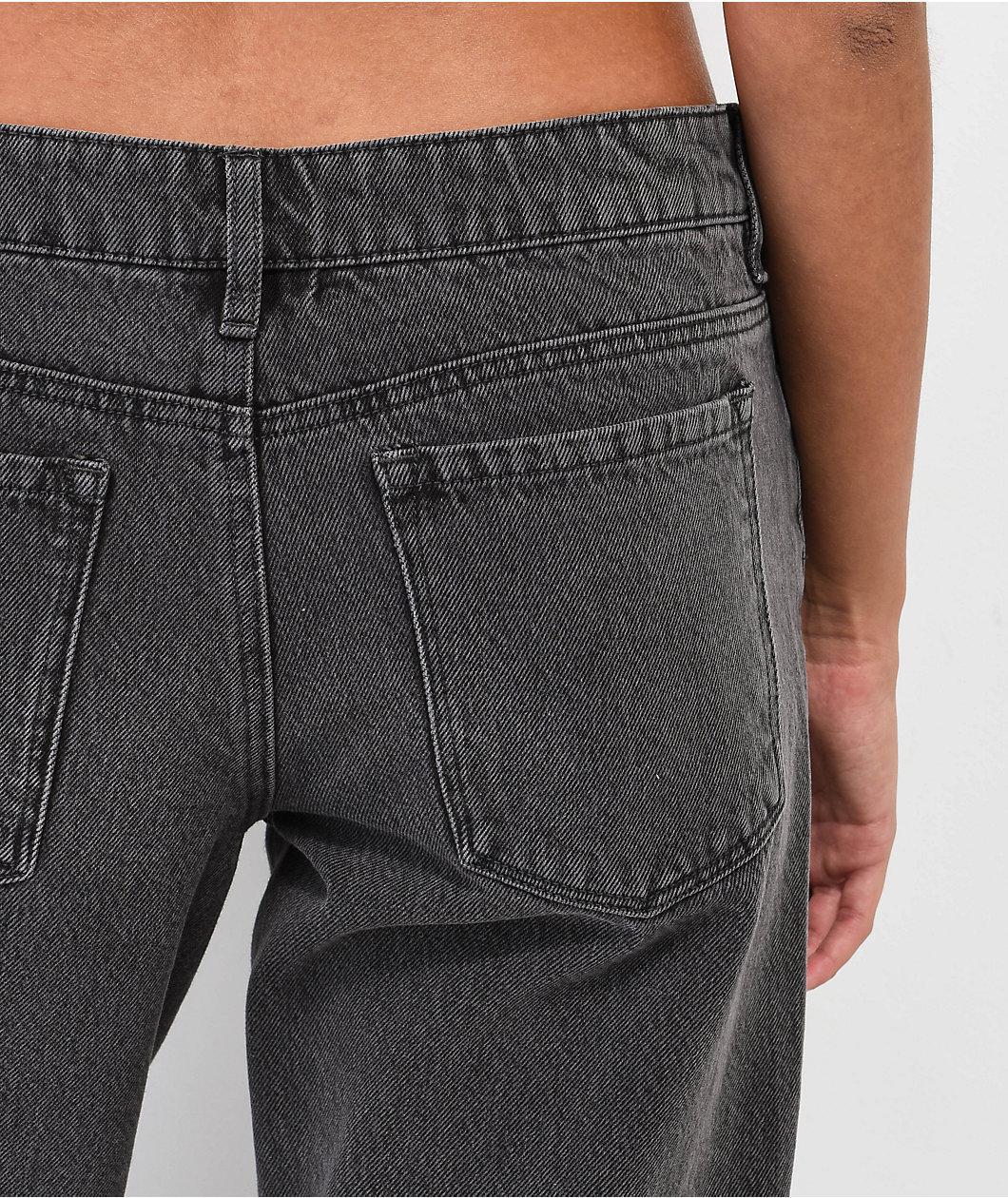 Empyre Zia Black Low-rise Vintage Straight Jeans Product Image