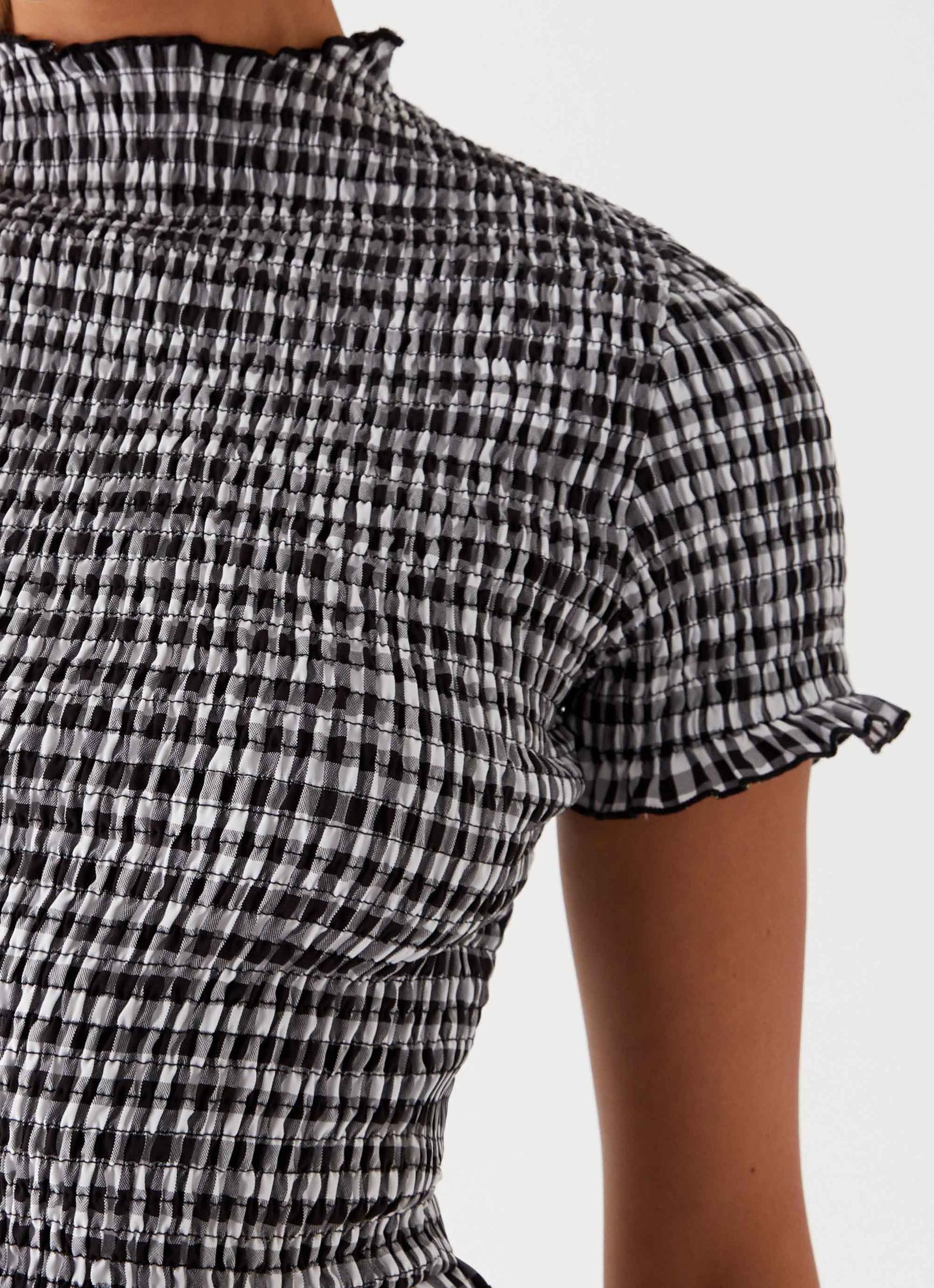 Sweetest Pie Mini Skirt - Black Product Image