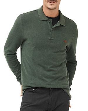 Mens Long-Sleeve Pique Polo Shirt Product Image