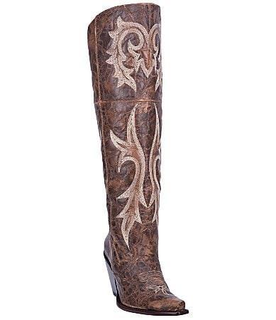 Dan Post Jilted Womens Thigh-High Western Boots Product Image