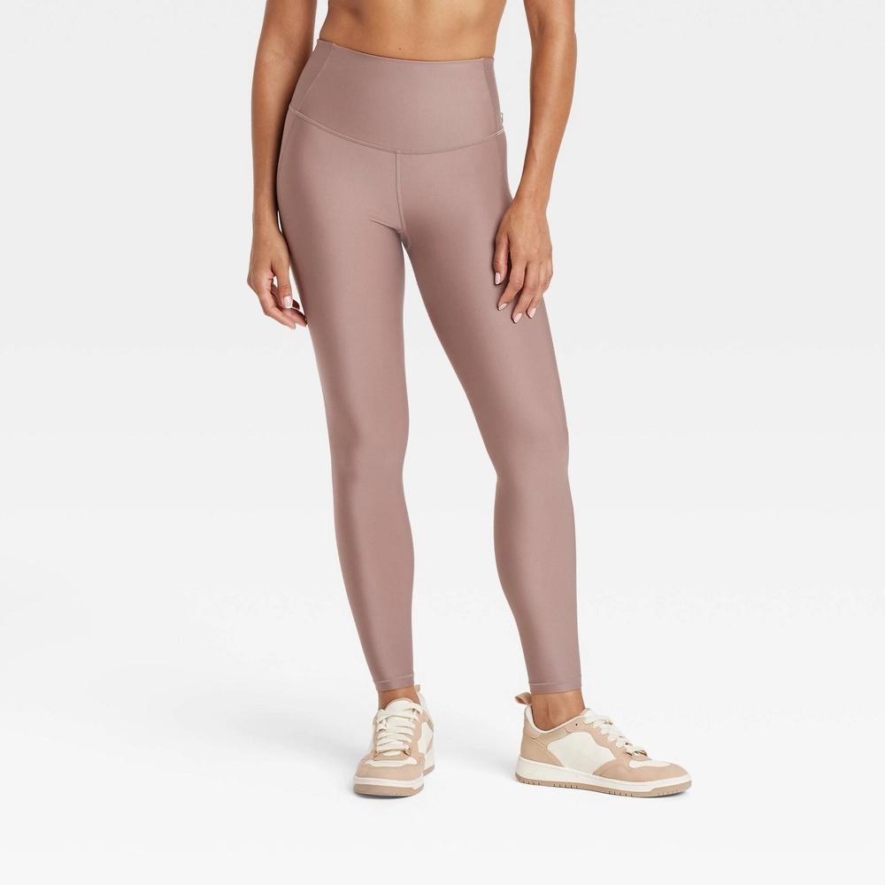 Women's Effortless Support High-Rise 7/8 Leggings - All In Motion™ Light Brown XL Product Image