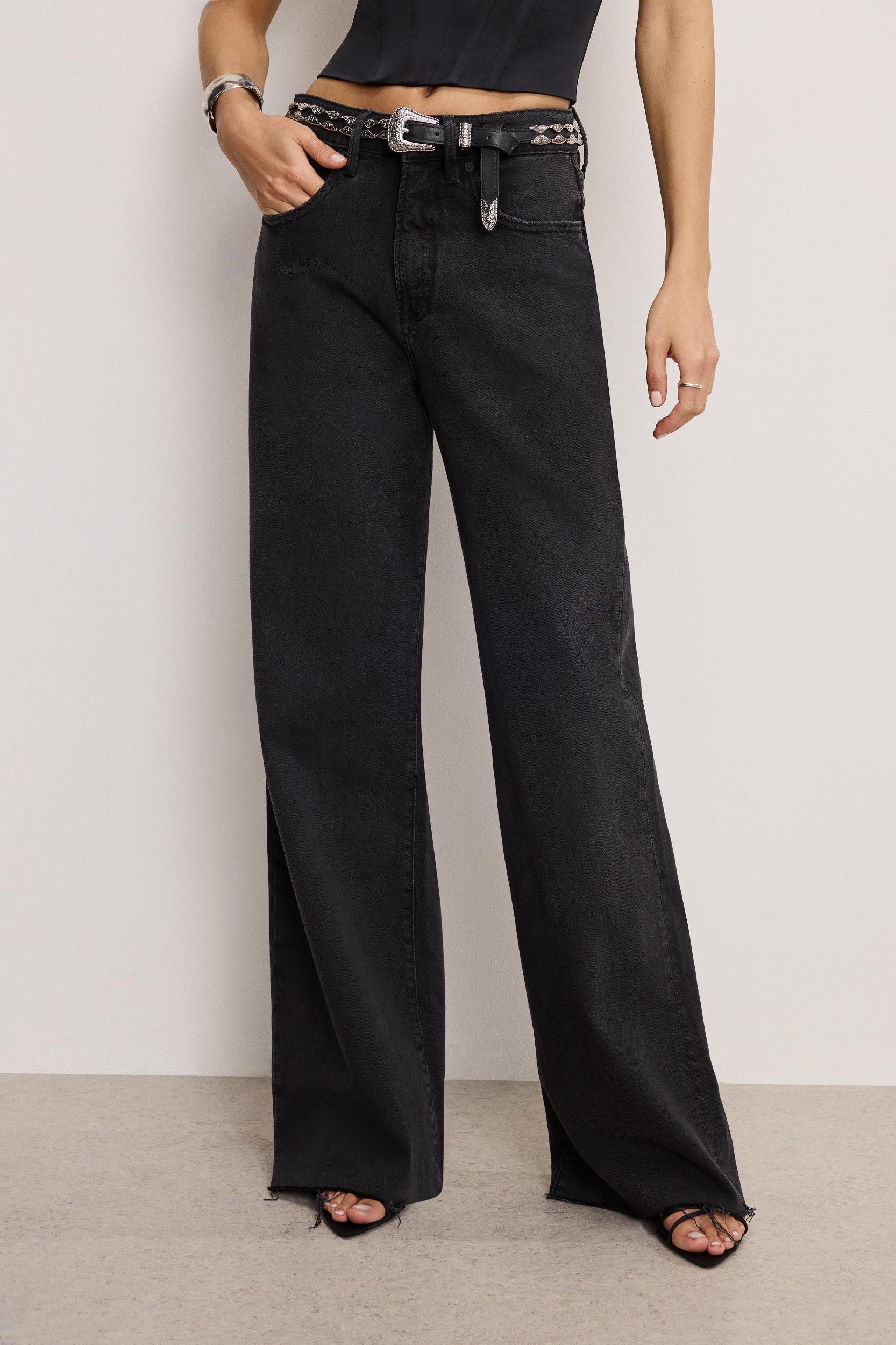 GOOD EASE RELAXED JEANS | BLACK324 Product Image