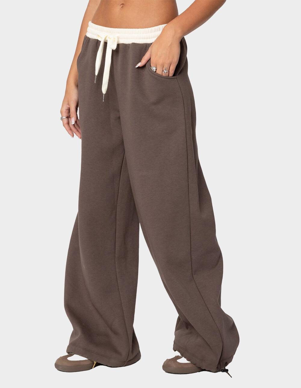EDIKTED Mikki Wide Leg Sweatpants Product Image