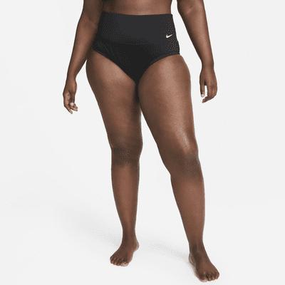 Nike Womens Essential High-Waisted Bikini Swim Bottom (Plus Size) Product Image