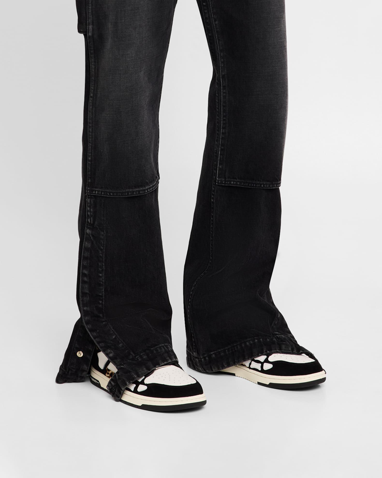 Men's Leopard Skel Low-Top Sneakers Product Image