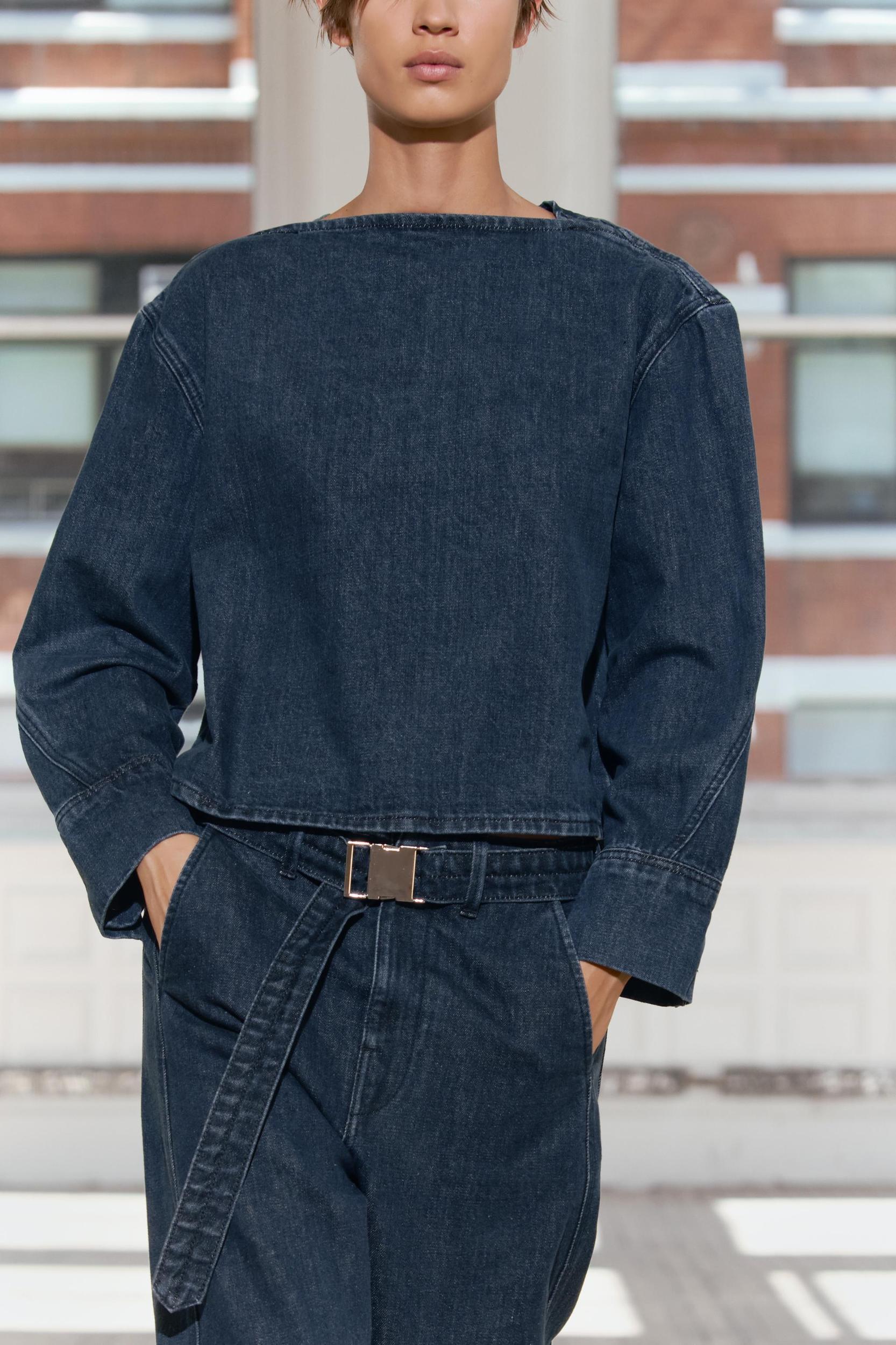 STRAIGHT CUT MID RISE JEANS ZW COLLECTION Product Image