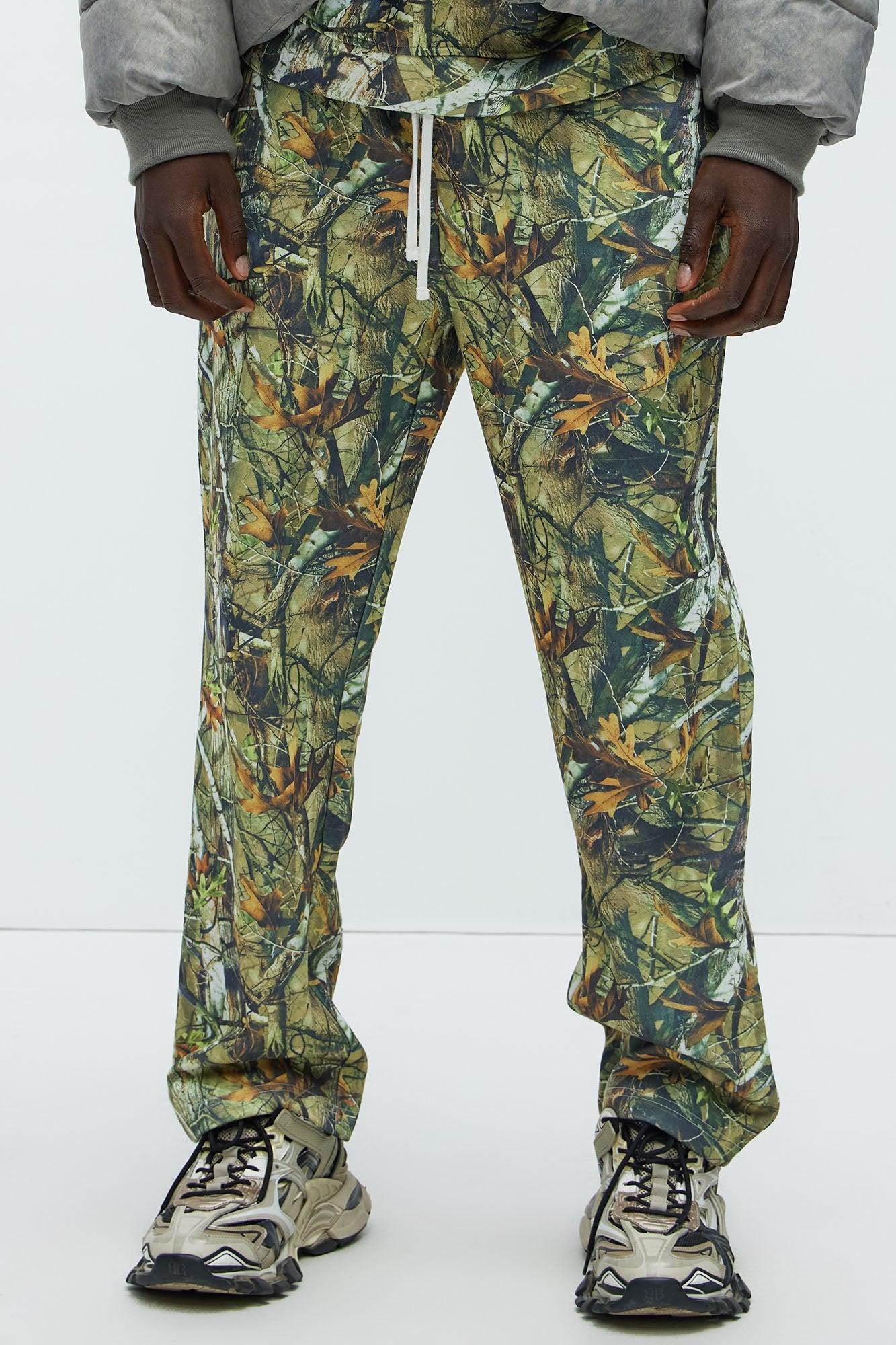 Deep Hills Camo Straight Sweatpants - Camouflage Product Image