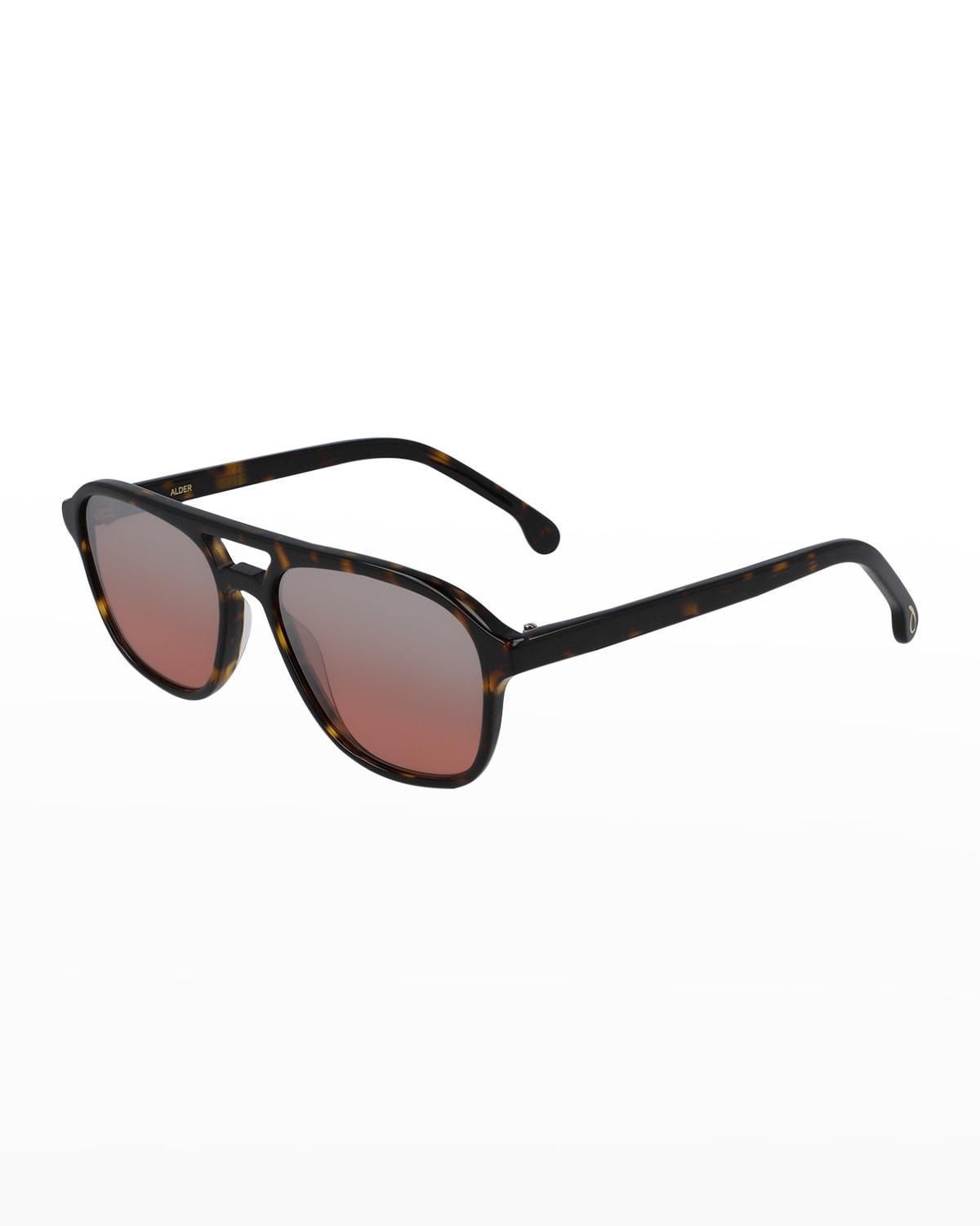 Mens Alder V2 Double-Bridge Navigator Sunglasses Product Image