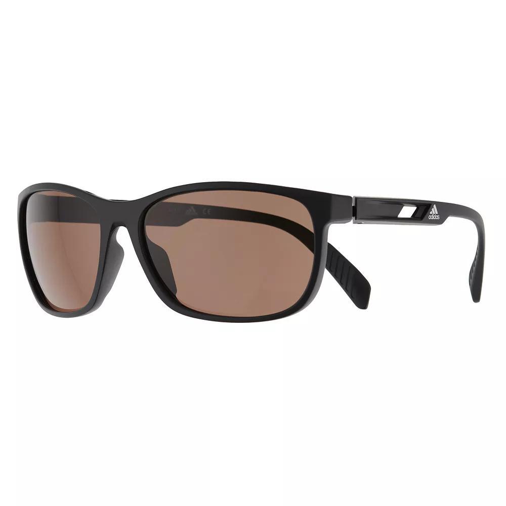 Men's adidas Soft Round Sport Frame Sunglasses, Black Product Image