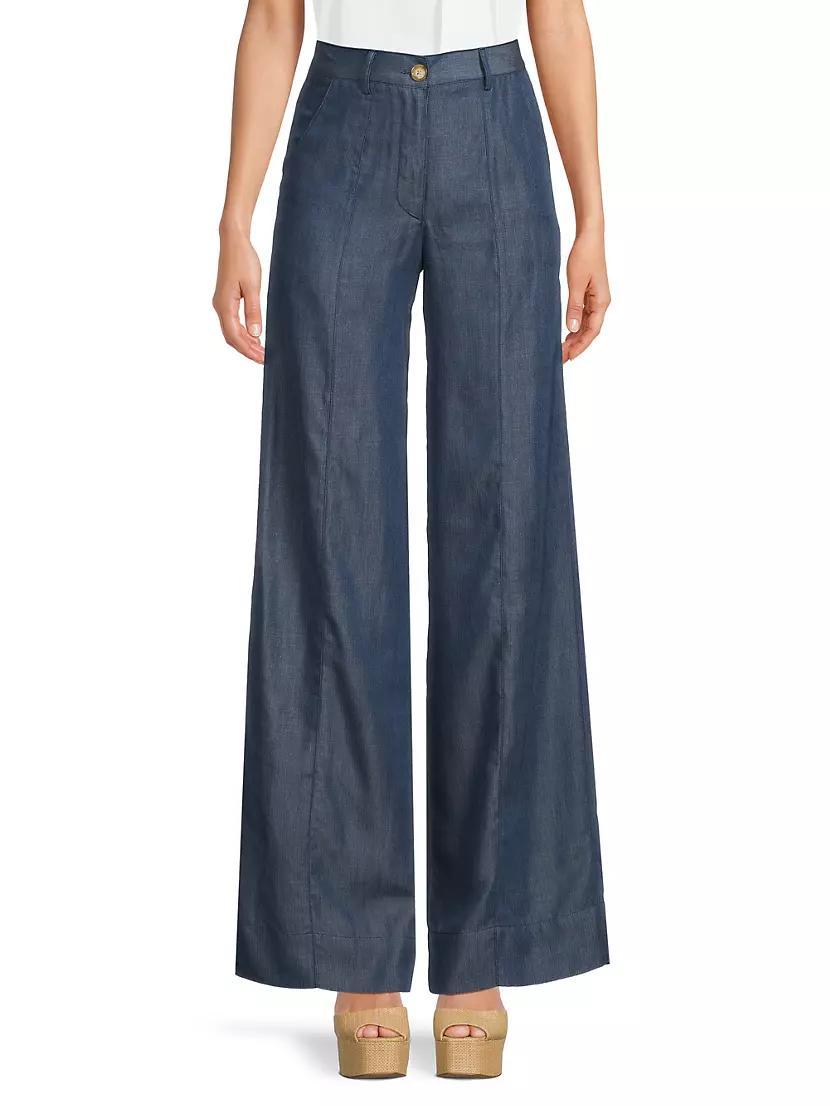 High-Rise Wide-Leg Pants Product Image