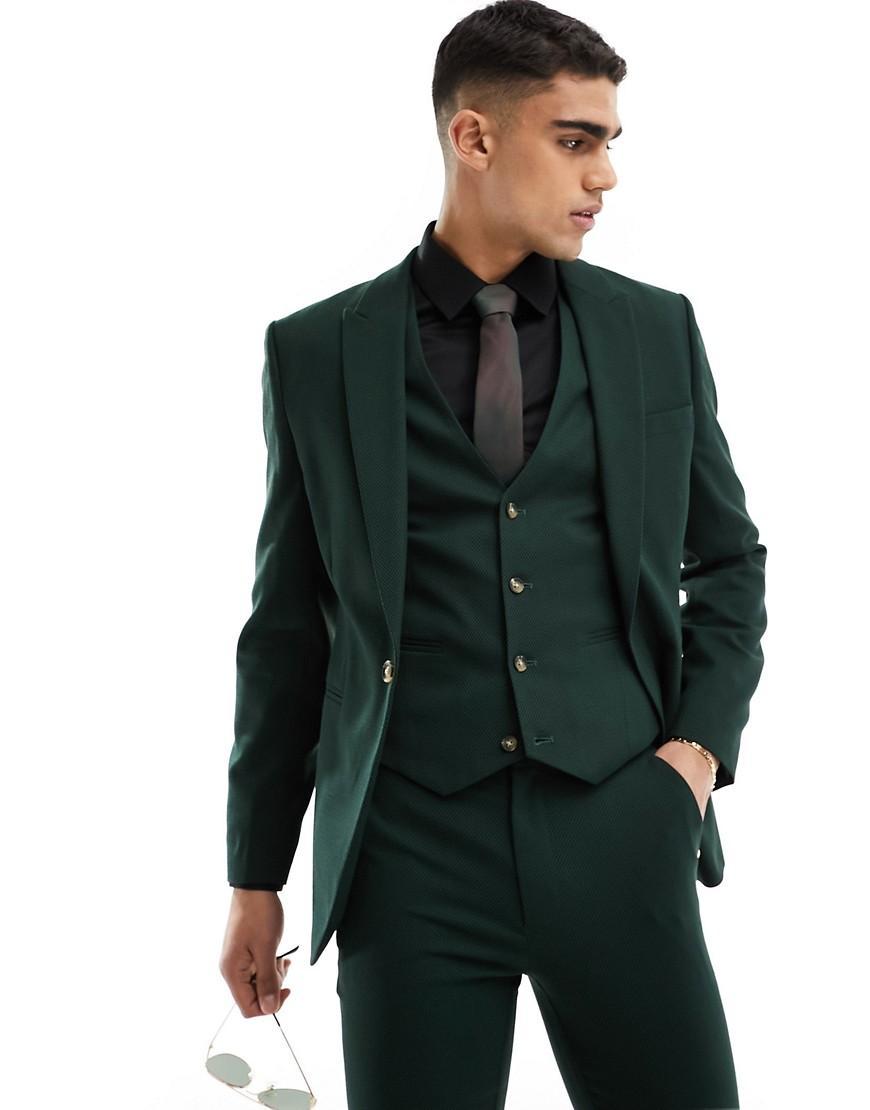 ASOS DESIGN wedding superskinny suit jacket Product Image