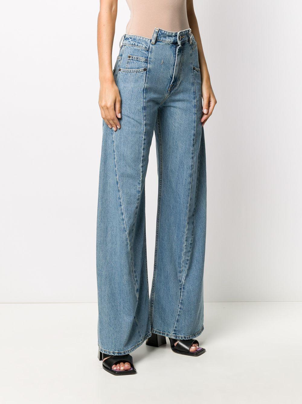 Décortiqué wide-leg jeans Product Image