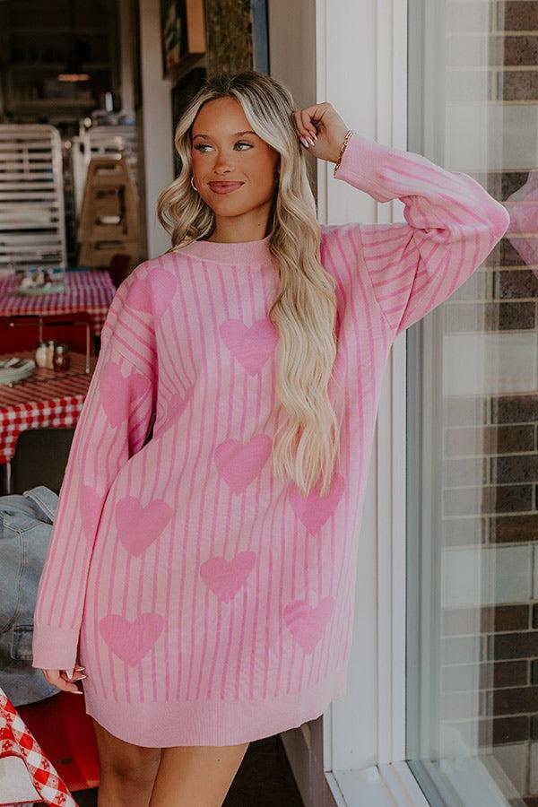Full Of Love Knit Sweater Dress Product Image