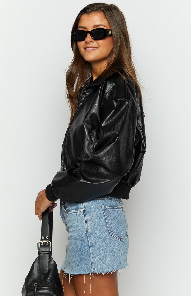 Abbi Black Cropped Jacket Girls Product Image