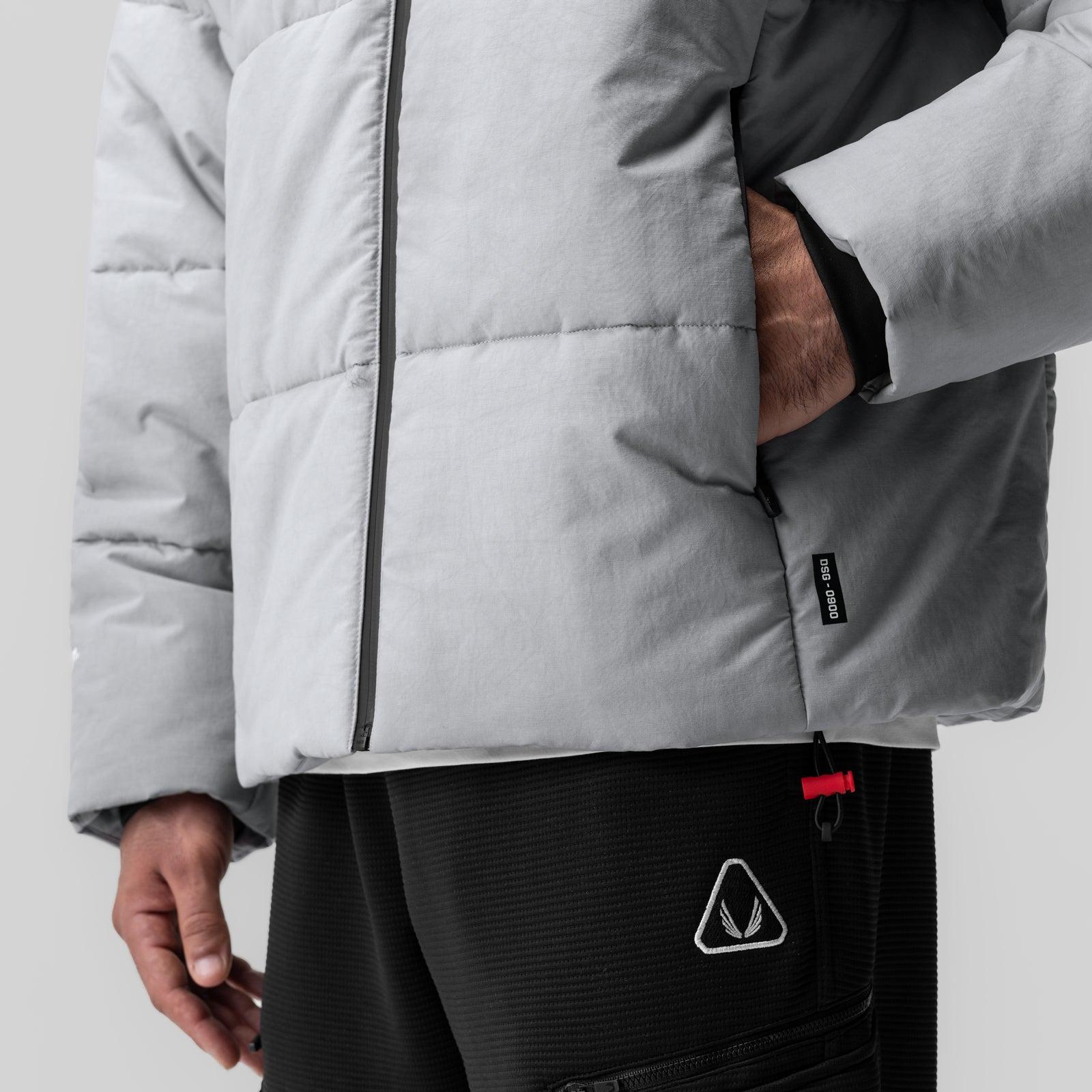 0900. PrimaLoft® Weather-Ready Puffer Jacket - Grey "Wave Dye" Product Image