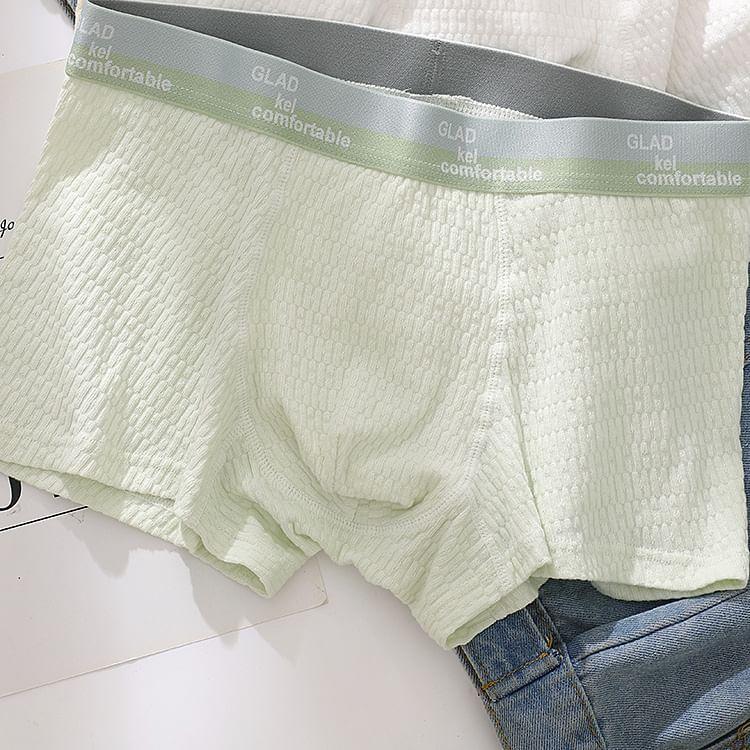 Contrast Trim Boxer Briefs / Set Product Image