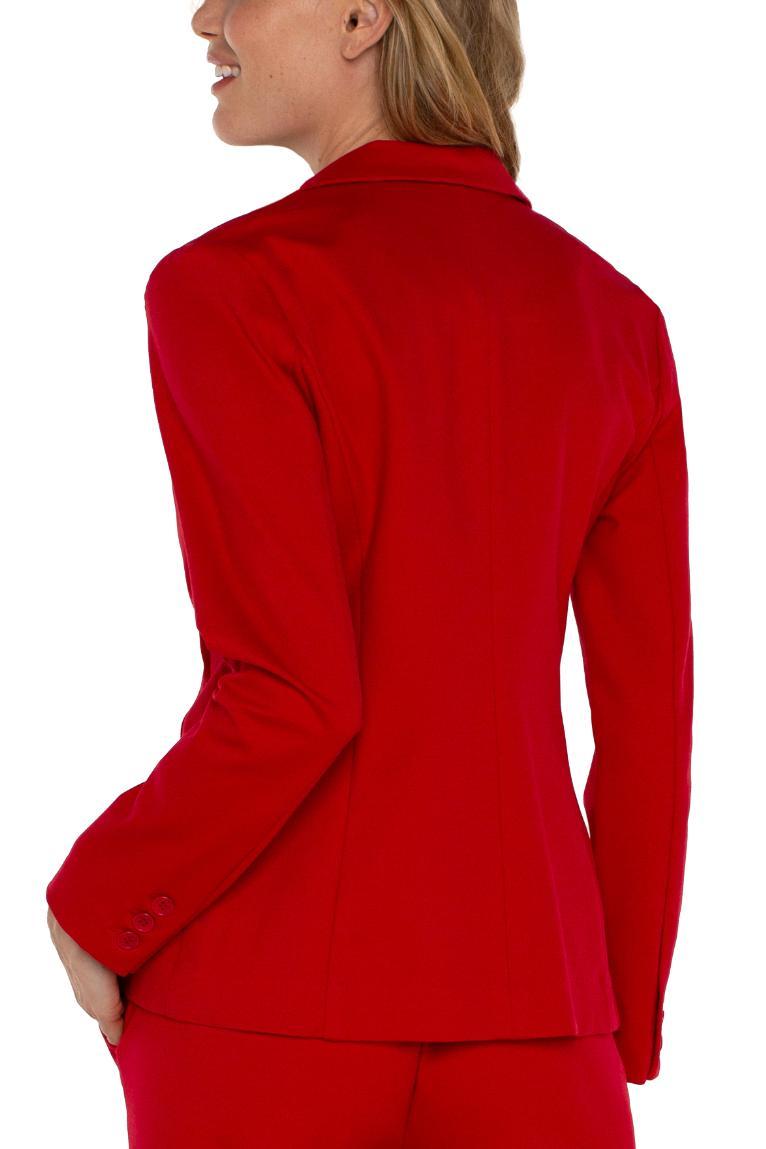 Fitted Blazer - Tango Red Product Image