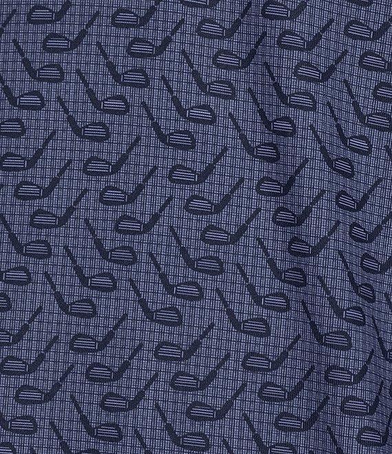 Roundtree & Yorke Performance Golf Club Print Polo Shirt Product Image