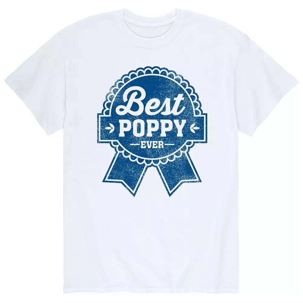 Mens Beer Label Best Poppy Tee Product Image