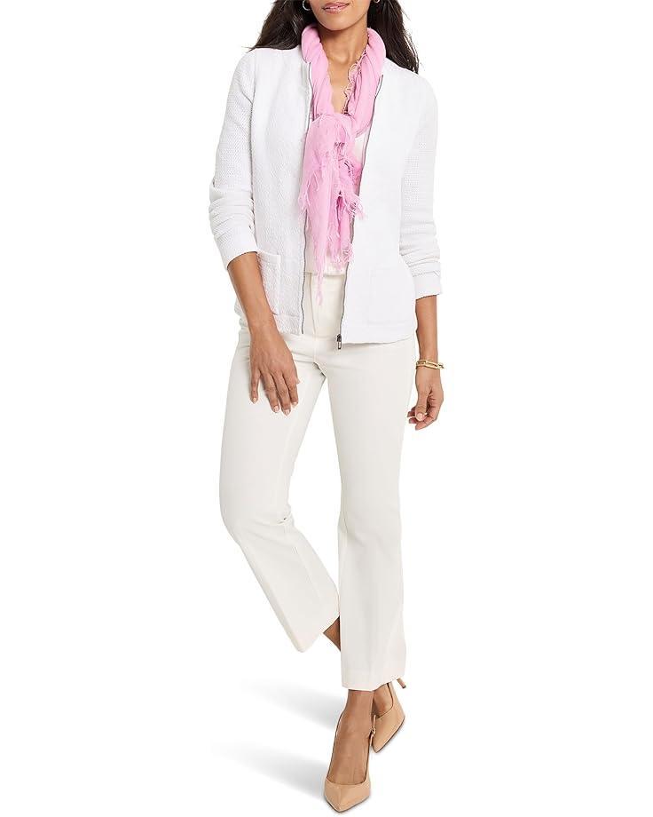Women's NIC+ZOE Zip Front Mix Knit Jacket Product Image