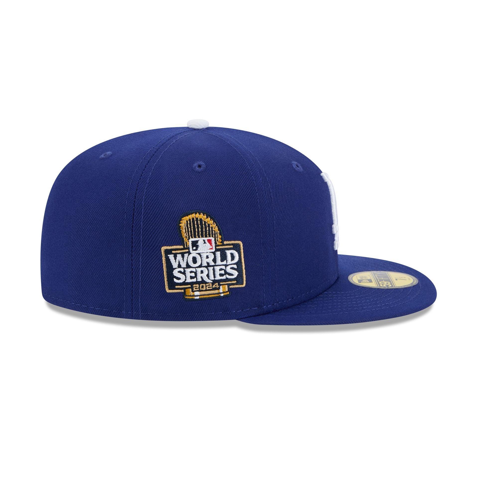 Los Angeles Dodgers 2024 World Series Dark Royal 59FIFTY Fitted Hat Male Product Image