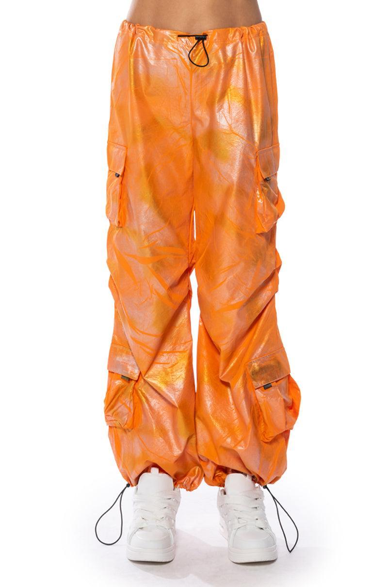 BRIGHT BRIGHT GILDED PARACHUTE PANTS Product Image