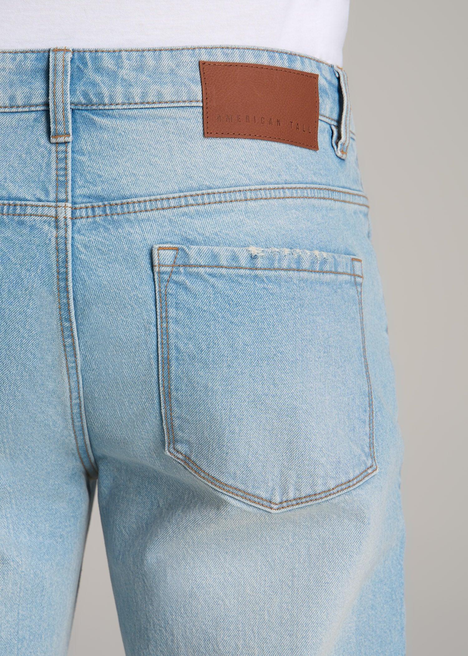 Milo RELAXED TAPERED FIT Jeans for Tall Men in Salt Lake Wash Product Image