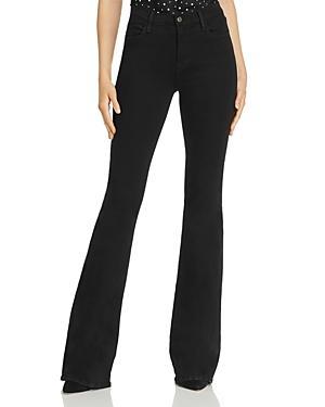 Frame Le High Rise Flare Jeans in Film Noir Product Image
