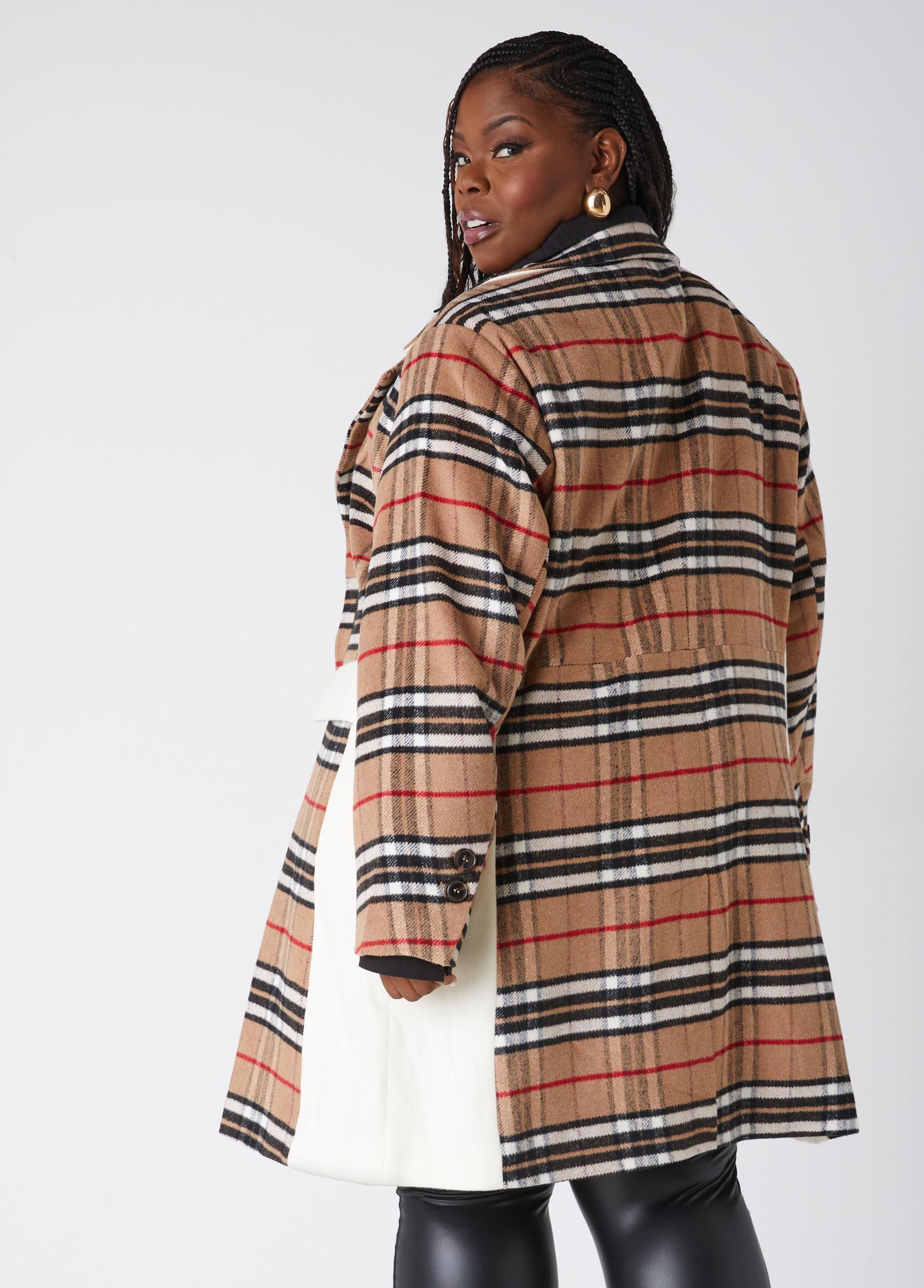 Plaid Flannel Coat Product Image