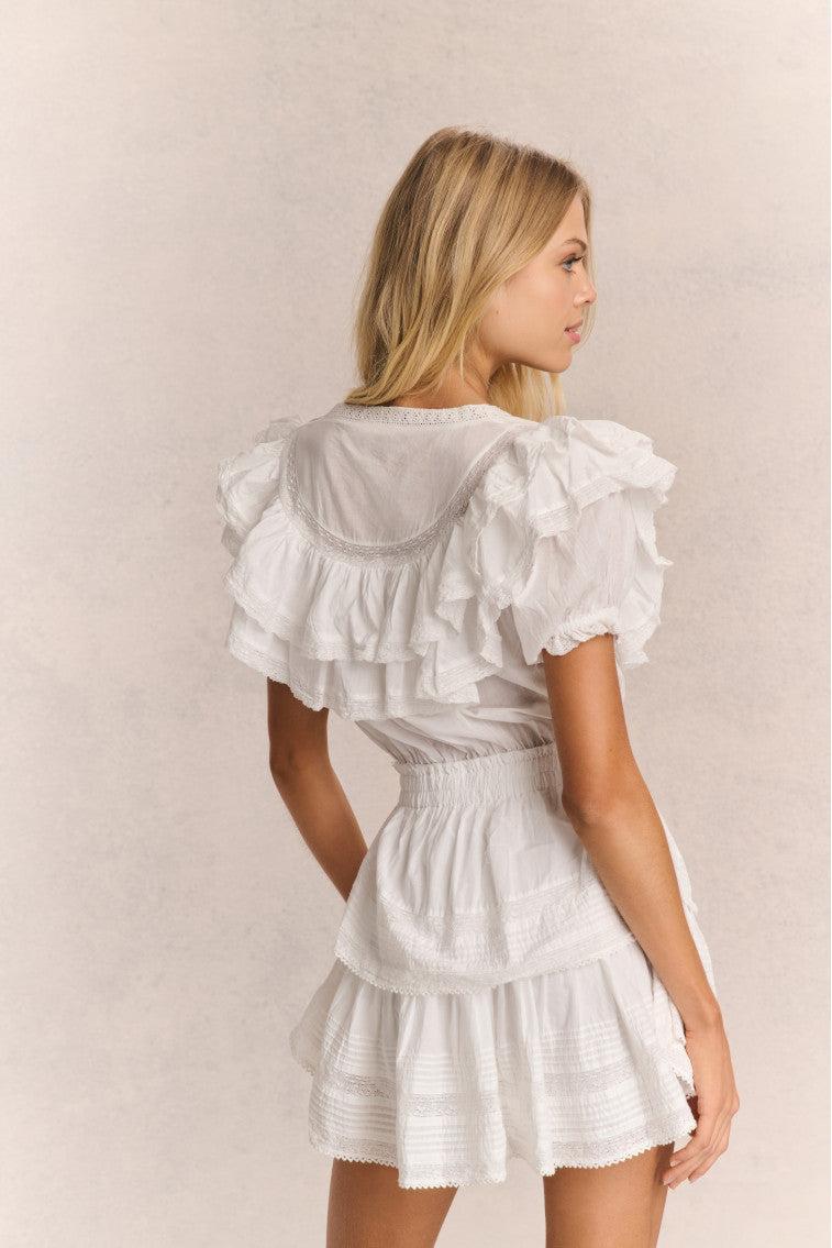 Liv Cotton Ruffled Dress Product Image